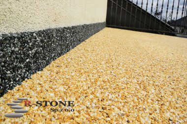 Kamienny Dywan sienaa Taras